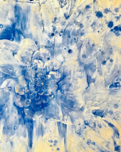 Spiral -a blue flower-